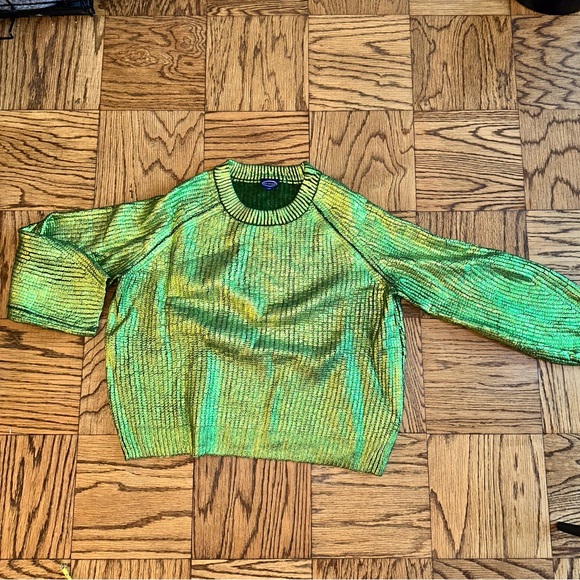 Scoop metalic green sweatwer, XXL - Picture 7 of 7